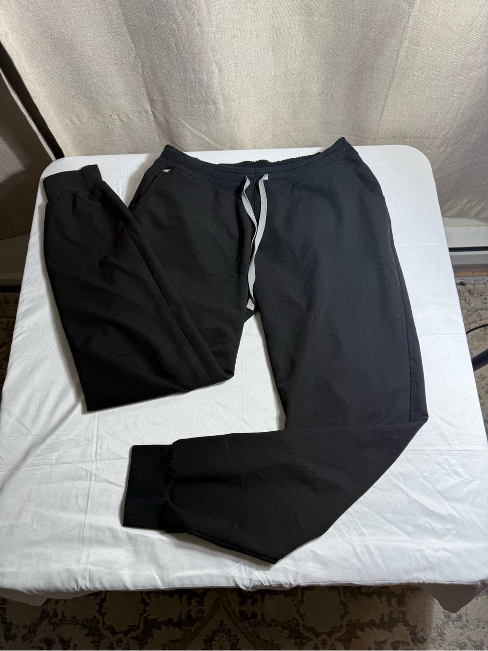 FIGS Zamora Jogger Scrub Pants Women's Medium Color BLK TALL M/T Pregnant Type